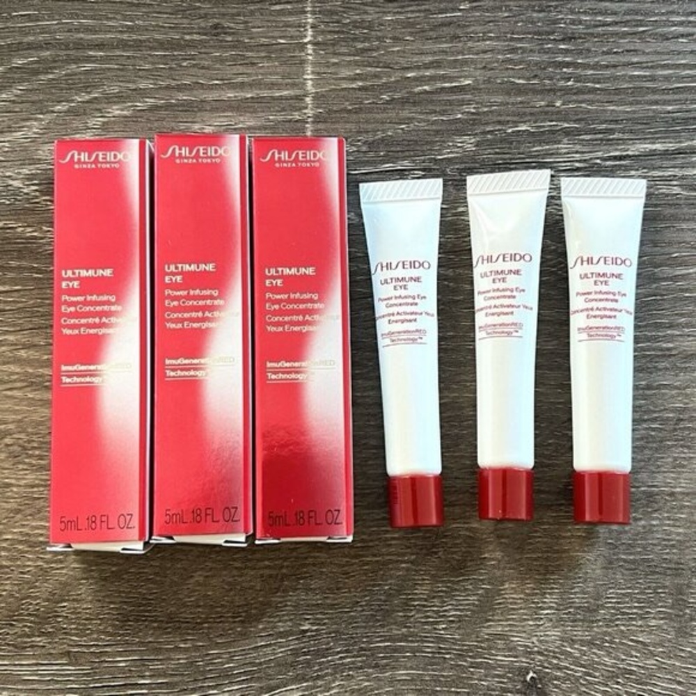 3x SHISEIDO Ultimune Eye Power Concentrate 5ml 018 Fl Oz Ea